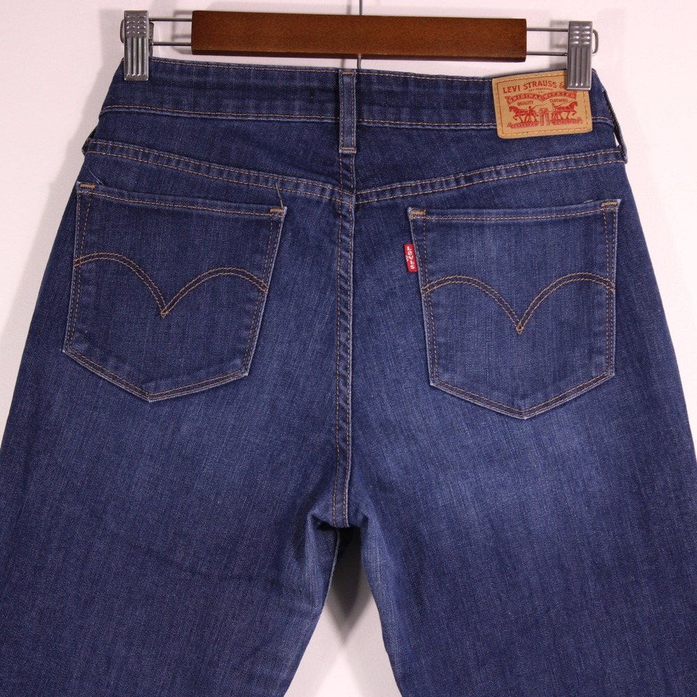 Levis‎ 711 Jeans Womens Sz 30 Dark Blue Faded Skinny Preppy Stretch Denim-30x31 - Picture 11 of 15